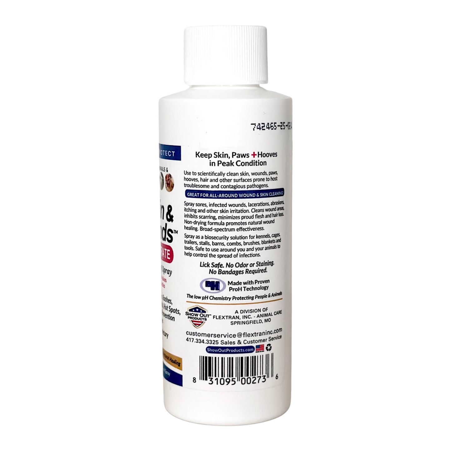 Show Out Skin & Wounds Spray for Dogs & Cat - Remedy for Dog Hot Spot, Cleans and Repairs Skin, Wound Care, Relief for Hot Spots, Skin Allergies, Dry, Itching Skin (Makes 32 oz of Solution for Pet)